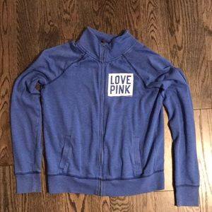 Pink zip up
